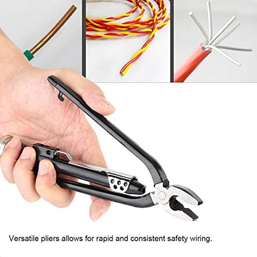 pinza torcifilo 6' adatto per Safety Wire Twisting Pliers Tools Safety Wire Cutting Pliers 6in High Carbon Steel Safety Wire Twist Twisting Pliers Twister Locking - Honorern