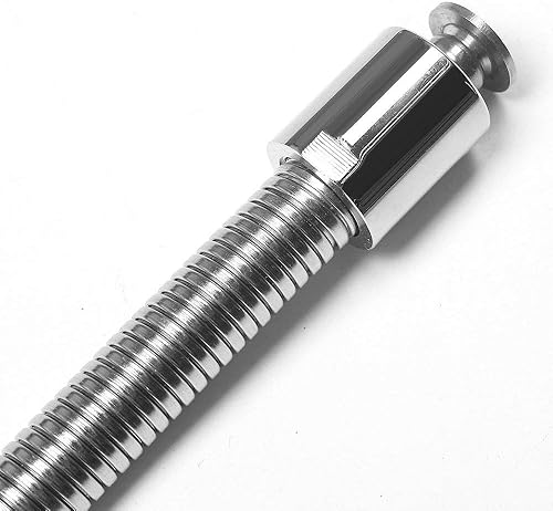 Kit di ricambio per tubo pre-risciacquo per spruzzatore da cucina estraibile, rubinetto commerciale, miscelatore lavello, sciacquatrice, tubo interno in PEX, in acciaio inox (lunghezza 47,7 cm) - Honorern