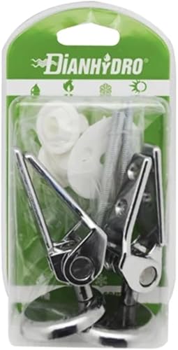 COPPIA CERNIERE SOVRAPPOSTE CON VITE INOX BLISTER per Copriwater e Sedili WC - Honorern