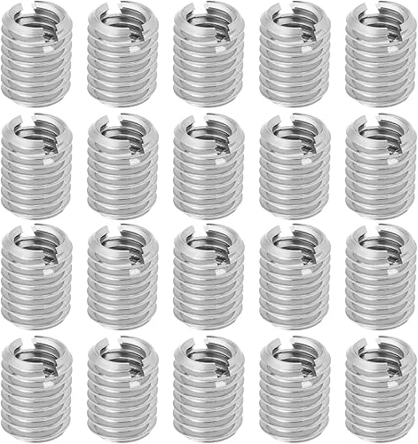 20 dadi di riparazione filettati da M8 a M6, filettatura maschio M8 x 1,25 e filettatura femmina M6 x 1,0, lunghezza 10 mm, dado riduttore in acciaio inox - Honorern