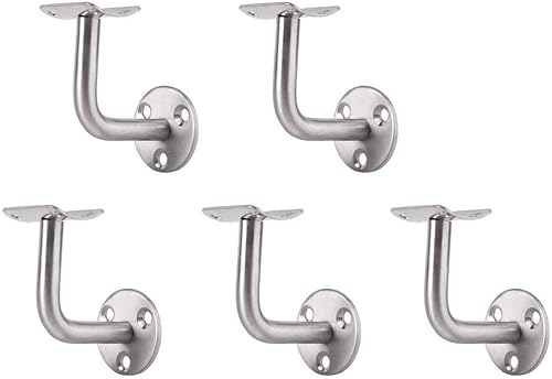 5 supporti in acciaio INOX da parete per corrimano - Honorern