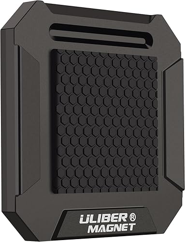 ULIBERMAGNET Fondina magnetica per attrezzi, resistente clip on, supporto per cintura, in alluminio, resistente, per cacciaviti, trapani, martelli, pinze, chiodi, strumenti hardware - Honorern