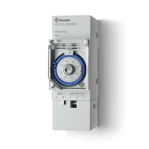 Interruttori Orari Tipo 120182300000PAS - Serie 12 Finder, Grigio - Honorern