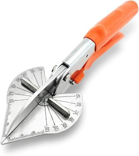 Cesoia per guarnizioni NUZAMAS, Cesoia per tagli obliqui, Cutter per trim ad angoli multipli/regolabili, Taglio di plastica, Tubo in PVC PPR PE, Ramo, Filo - Honorern