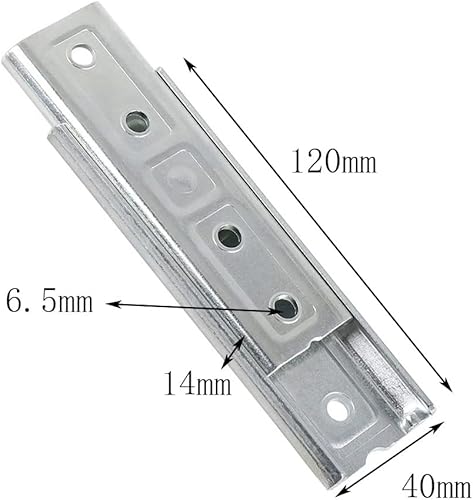Staffe di fissaggio per testiera da 11,9 cm, ganci ad incastro per montaggio a parete, connettore per divano resistente, connettore universale in metallo ad incastro per divano, letto, mobili - Honorern