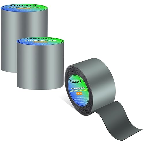 Nastro per Riparazioni di Tetti - Nastro Bituminoso, Nastro Butilico, Nastro Impermeabile Super Resistente, per Riparazioni Tubi Acqua, Tetto, Parasole, Pavimento, Cucina, Grondaie - Honorern