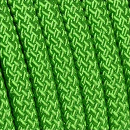 Corderie Italiane 006087427 Doppia treccia skipper alta tenacità, verde flu, 6 mm - 10 metri - Honorern