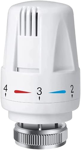 Achengqi Testa della Valvola del Radiatore Valvola Termostatica Riscaldamento Testa del Termostato Valvola di Controllo della Temperatura Filettatura applicabile M30x1,5 (CQ00009) - Honorern