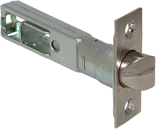 SCROCCO TUBOLARE PER SERRATURA PREMI/APRI 'NOVA' (E 80 MM - FRONTALE OTTONE NICHEL.) - Honorern