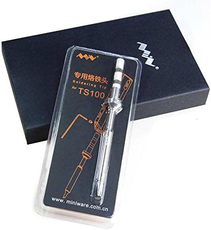 MINIWARE Punta per saldatrice per Saldatore TS-BC2, per Kit di Ricambio per saldatrice per Saldatore a cifre Portatili TS101 da 65 W - Honorern