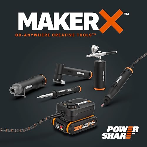 Saldatore/Registratore MakerX Worx 20 V s/bat 20 V Worx | PowerShare | WX744.9 - Senza HUB, né batteria, né caricatore - Honorern