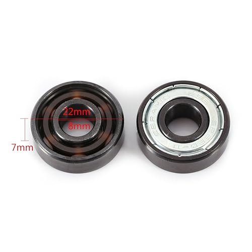 Cuscinetto a Sfere per Dita Giroscopi , 16 pz Ceramica Miniatura 608 Cuscinetti a Sfera ad Alta Velocità per Dito Giroscopio 8 * 22 * 7mm - Honorern