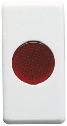 GEWISS 20603 SPIA DI SEGNALAZIONE SINGOLA ROSSO 12/24/250V BIANCO SYSTEM - Honorern