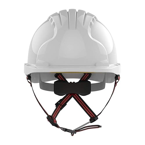 Elmetto di Sicurezza EN 397 e EN12492 EVO, 5 Dualswitch, per Utilizzi in Quota e Industriali, Ventilato, Bianco (AKS270-000-100) - Honorern