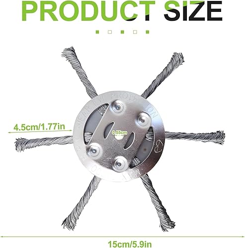Testa Tosaerba In Filo Di Acciaio,testina Per Tagliaerba In Filo Di Acciaio,testa Tosaerba In Filo D'acciaio,filo Di Acciaio Da 3/6 Tagliaerba Testa,lame Di Ricambio Per Testine Wacker Per Erbacce-B - Honorern