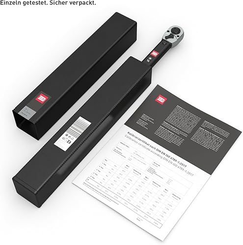 73967 Chiave dinamometrica 1/2' (40–200 Nm, Filettatura sinistra e destr) - Honorern