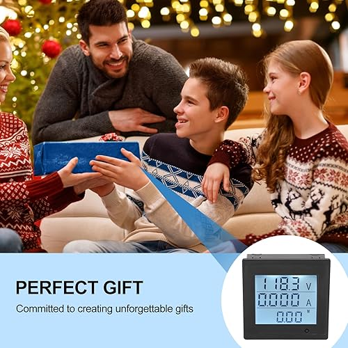 Uadme Voltmetro Digitale LCD, 6-200V DC Z3-20A Mini Multimetro Voltmetro Misuratore di Potenza Elettrica Amperometro per Allarme Monitoraggio Rilevamento Tensione e Corrente - Honorern