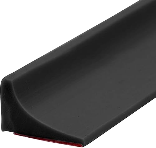 100CM Silicone Doccia per Acqua Barriera, Barriera dell'acqua per la Soglia Della Doccia, Paratie Antiallagamento Porta, Striscia di Fissaggio Dell'acqua, Striscia di Tappo Dell'acqua (Grigio) - Honorern