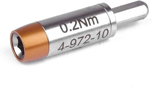 Ambra Adattatore dinamometrico 0,2 Nm per punte C4 (4 mm esagonale) | Utensile di serraggio per punte e utensili di sostegno, acciaio legato | Precisione per min. 20.000 clic - Honorern