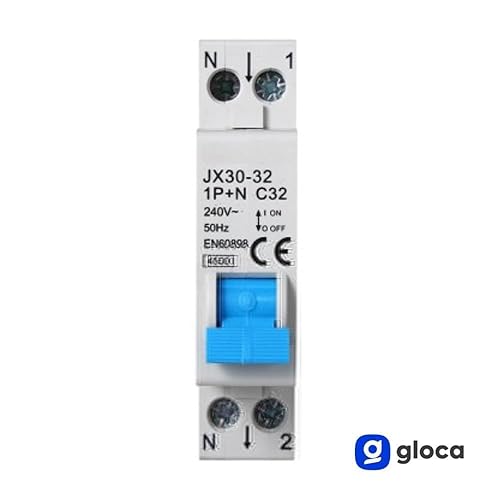 Interruttore Magnetotermico Automatico 1P+N 32A 220V 4.5KA 1 Modulo DIN C32 - Honorern