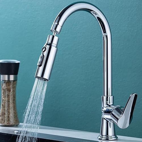 Estensore per rubinetto del lavandino, estensione del rubinetto girevole, estensione del rubinetto, estensore per lavello da cucina, spruzzatore per rubinetto regolabile, design girevole a 360 gradi, - Honorern