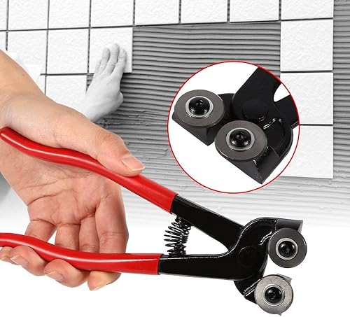 Pinza for mosaico, 200mm Tronchesi for taglio di mosaico in vetro for impieghi gravosi 200 mm Pinza for piastrella in ceramica Pinza for taglierina con ruote Strumento for lavori di rifi - Honorern