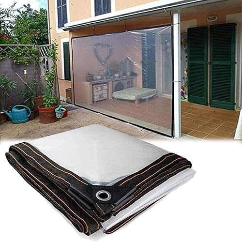 Telone Impermeabile Trasparente 2x4m, Telo Pvc Occhiellato Trasparente, Telone Copertura Protezione Piante Teloni Telo Impermeabile Di Plastica Trasparente Con Occhielli - Honorern