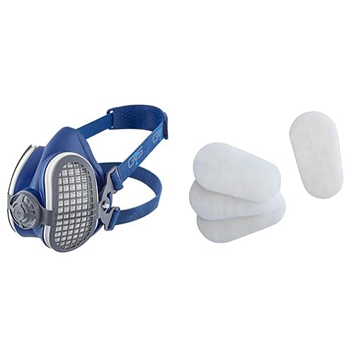 GVS SPR501 Maschera Elipse con filtri sostituibili P3 per Polveri, M/L & SPM421 Kit 20 Prefiltri - Honorern