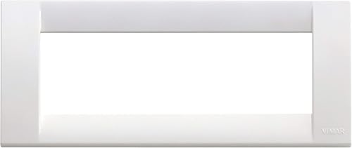 Vimar serie idea - Placca classica 6 modulo plastica bianca lucida - Honorern