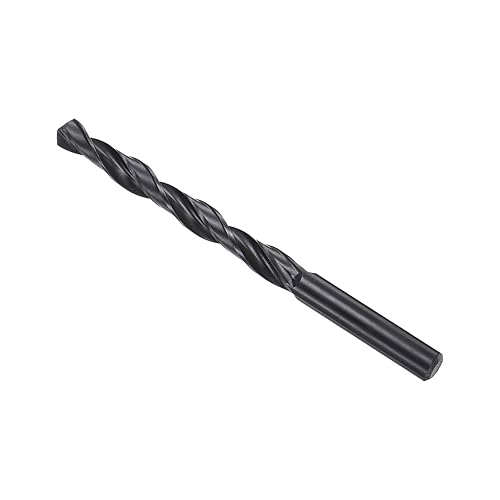 Punte da Trapano Elicoidali Acciaio ad Alta Velocità 6542, Diametro 8,4mm Lunghezza 115mm, Punta Trapano Dritta Twist Jobber Ossido Nero per Metallo Plastica Alluminio - Honorern