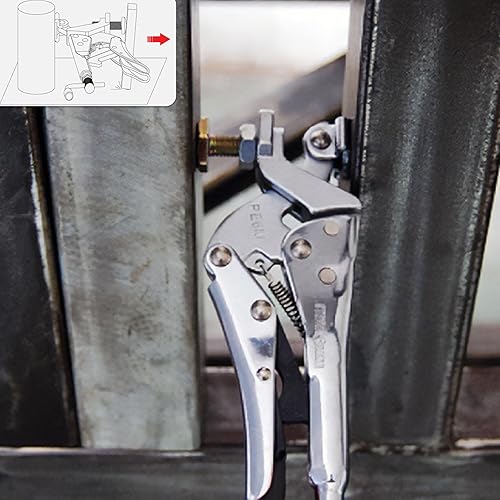 Strong Hand Tools, Pinza Expand-O, 16,5 cm, pinza di serraggio ad azione inversa, pressione di serraggio: 227 kg, min: 25 mm, max 45 mm, PE6 - Honorern