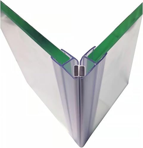 SET COPPIA GUARNIZIONI PER VETRO E PER BOX DOCCIA 220cm MAGNETICA PER VETRO 10mm GUARNIZIONE TRASPARENTE - Honorern