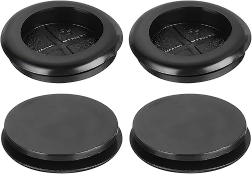 20pz Passacavi Gomma 1' (25mm) per Foro Perforazione, 3/4' (21mm) ID Tappi Foro a Un Lato Anello Guarnizione per Protezione Cavi Firewall, Nero - Honorern
