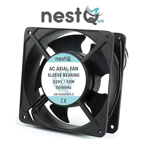 Ventola aspirante da bagno, 220-240 V AC – Silenzioso per fumo, camere frigorifere, camini, computer, ascensori e macchine per avpiste nestQ - Honorern