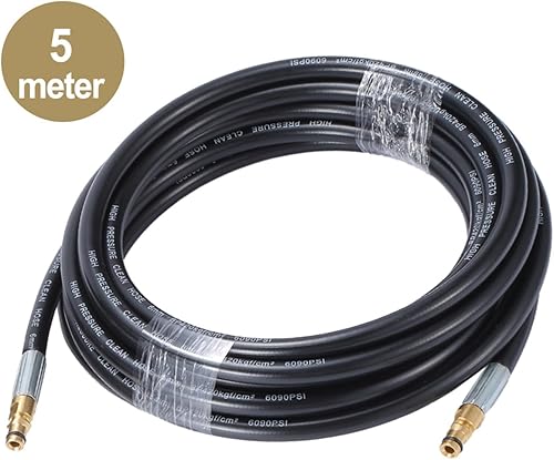 Tubo di ricambio per idropulitrice Karcher K2-K7 2.643-585.0, 180 bar, 60 °C, connessione rapida, 5 m/6 m/10 m/15 m (5 m) - Honorern