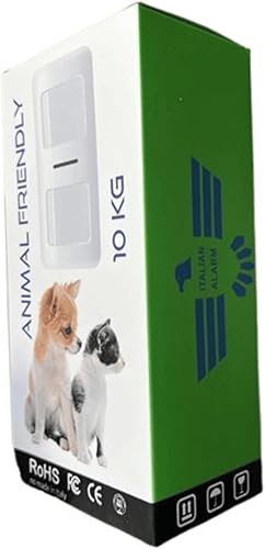 ITALIAN ALARM - x mod. MICRO TOUCH - Sensore PET Immune Wireless per Interni, Sensore Animal Friendly Immune agli Animali sino a 10 KG Circa. Lavora sull'altezza dell'animale - Honorern