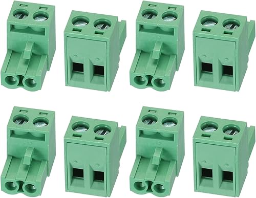 Presa Connettore bloccato Collegabili 2P Kf2Edg Passo 5,08 Mm 8 Pezzi - Honorern