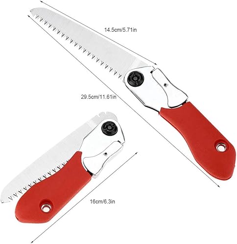 Pieghevole Manuale Portatile Pieghevole, a Mano per Potatura di Alberi con Impugnatura Antiscivolo Utensile da Taglio per Alberi da Giardinaggio All'aperto - Honorern