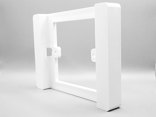 Adattatore BIANCO da scatola 503 a 86x86, placca adattatore riduttore da 503 a 86x86 in plastica. Supporto adattatore cassetta per termostati - Honorern