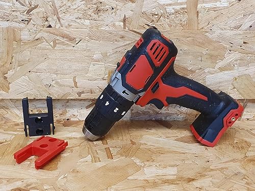 StealthMounts Milwaukee - Portautensili Milwaukee, confezione da 4 pezzi, supporto M18, organizer per attrezzi Milwaukee, porta attrezzi Milwaukee, supporto per trapano Milwaukee, porta attrezzi M18, - Honorern