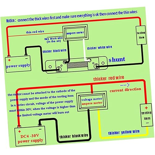 jojofuny Voltmetro Con Display A Pannello Cavo Da 19 Cm 35 X 18 X 9 Mm Voltmetro Digitale Lcd Di Precisione - Honorern