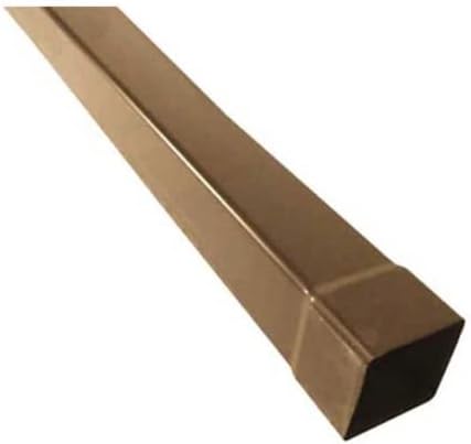 TUBO PER PLUVIALI A SEZIONE QUADRA 100X100 MM METRI 1 - Honorern