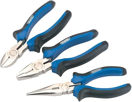 Draper 45864 - Set 3 pinze, con impugnature morbide - Honorern