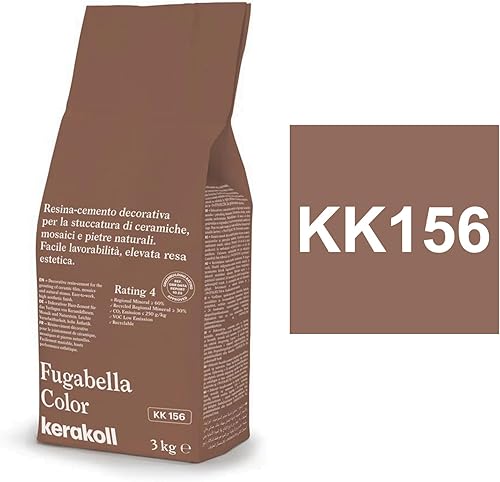Stucco per fughe Kerakoll Fugabella KK 156 marrone 3kg - Honorern