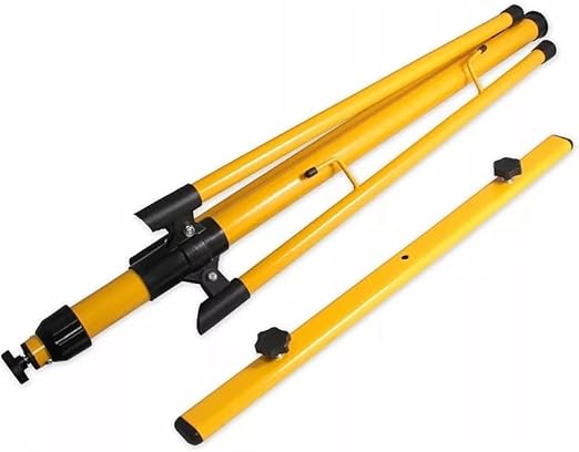 Doppio treppiede per faretto alogeno, 1,6 m, giallo - Honorern