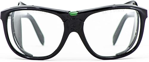 OCCHIALI PROTETTIVI da LAVORO LENTI INCOLORE in VETRO TEMPERATO TRASPARENTE ANTINFORTUNISTICA - SACIT SAFETY 317N - Honorern