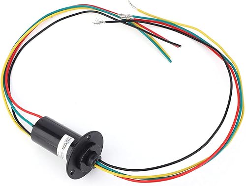 Anello Collettore Conduttivo per Corrente Ad Alta Potenza A 4 Fili da 30 A, Materiali di Alta qualità, Lunga Durata, Contatti in Metallo Prezioso, Livello IP51, Lunghezza Cavo - Honorern