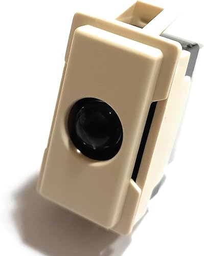 SEGNAPASSO MODULARE INCASSO 1 POSTO LED BIANCO FREDDO 220Vac COPRIFRUTTO COMPATIBILE CON VIMAR (COMPATIBILE IDEA NERA) - Honorern