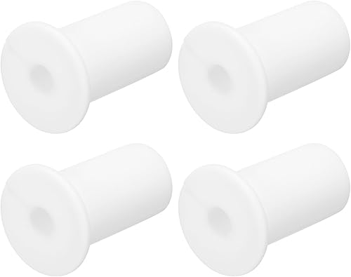 4pz Passacavi Parete per Cavi 3/4 Pollice Boccola Parete per Cavo Silicone Passacavi Kit Instradamento Cavi Accessori Passacavo Parete per Ethernet Foro da 7mm, Bianco - Honorern