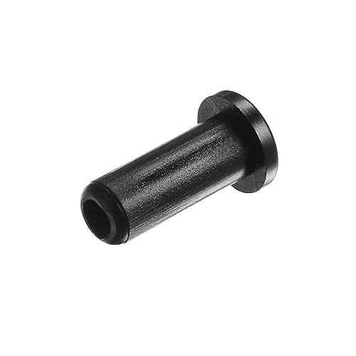 4pz Boccole a Flangia in Nylon [Foro 6mm x OD 10mm x Lunghezza 28.5mm] Boccole in Plastica Nylon per Albero, Bianche - Honorern